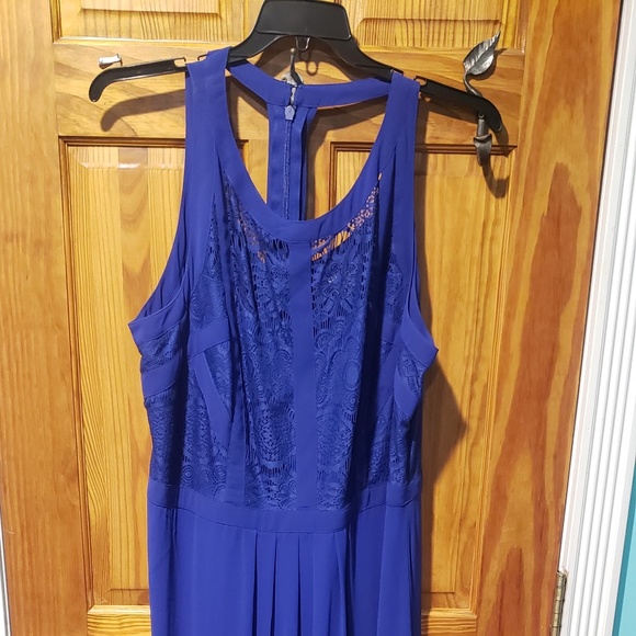 city chic panelled bodice maxi dress